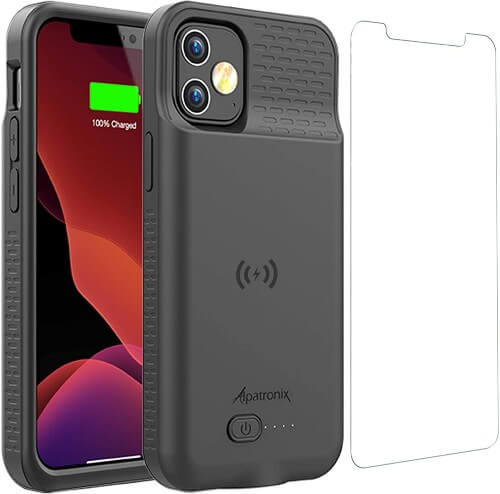 Alpatronix Slim Wireless Charging Battery Case