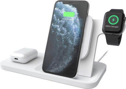 Logitech Powered 3 in 1 Dock best wireless chargers for iPhone