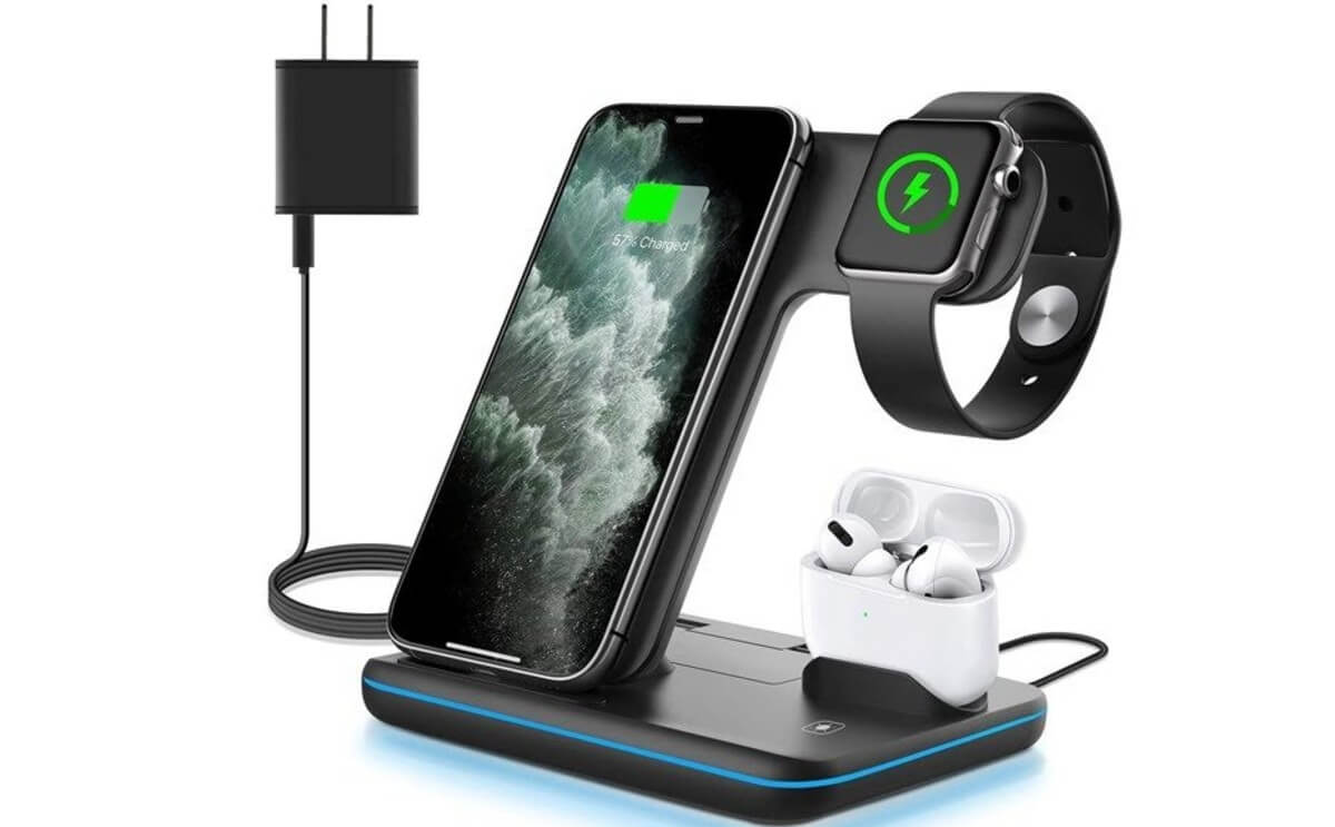 Best wireless charging stations for Apple Products iPhone AirPods Watch