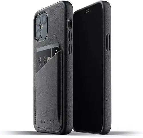Mujjo Full Leather Wallet Case for iPhone 12 Pro