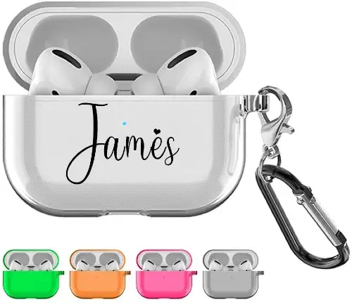SHUMEI Custom Name Cover for Apple AirPods Pro