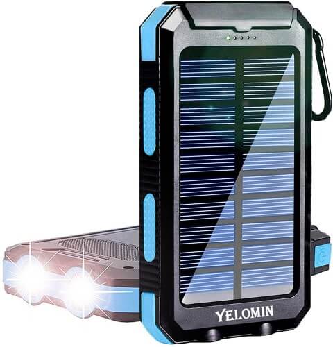 YELOMIN 20000mAh Portable Solar Charger