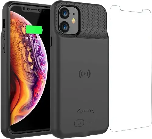 Alpatronix battery with Qi wireless charging