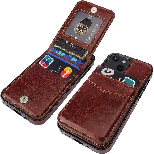 Taporse for iPhone 13 Mini Wallet Case